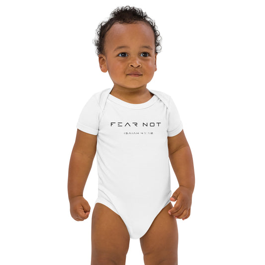 Fear Not- Organic cotton baby bodysuit