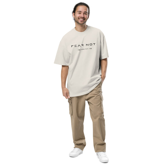 Fear Not- Oversized faded T-shirt